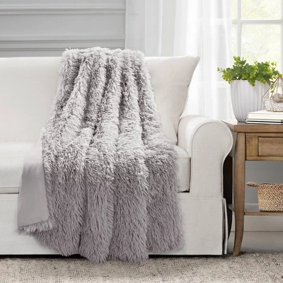 50"x60" Emma Faux Fur Throw Blanket - Lush Décor 1 50"x60" Emma Faux Fur Throw Blanket - Lush Décor