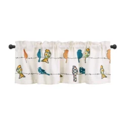 18"x52" Rowley Birds Light Filtering Valance - Lush Décor -Lush Decor GUEST 29d36134 d825 4981 81a9 7395faf8176f