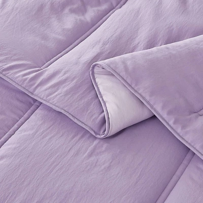 Lush Decor Full/Queen Oslo Bed Blankets Lavender 3pc Set 5 Lush Decor Full/Queen Oslo Bed Blankets Lavender 3pc Set - Image 5