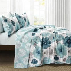 3pc Leah Quilt Set - Lush Décor