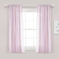 Kids' Rainbow Sheer Rod Pocket With Lining Single Window Curtain Panel Rainbow/White - Lush Décor 10 Kids' Rainbow Sheer Rod Pocket With Lining Single Window Curtain Panel Rainbow/White - Lush Décor -Lush Decor GUEST 4068f937 8c3e 4d80 b16e 0717ab4086a8