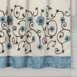 Set Of 2 Royal Garden Kitchen Curtain Tiers Blue - Lush Décor 8 Set Of 2 Royal Garden Kitchen Curtain Tiers Blue - Lush Décor -Lush Decor GUEST 557c8900 f093 4e5d 8904 15ab8b62719e
