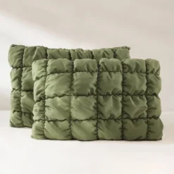 Lush Decor Full/Queen Puff Bed Blankets Green 3pc Set 14 Lush Decor Full/Queen Puff Bed Blankets Green 3pc Set -Lush Decor GUEST 5ab603d2 f7c1 492d 8b18 79833168d5cf