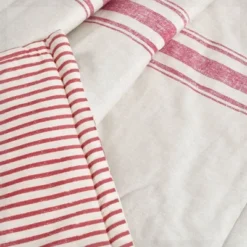 Lush Décor 50"x60" Farmhouse Stripe Throw Blanket Red 7 Lush Décor 50"x60" Farmhouse Stripe Throw Blanket Red -Lush Decor GUEST 5ee69a5f dd90 484a 833d 9dd355ae52c4