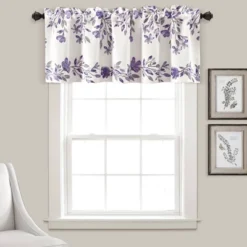 18"x52" Tanisha Light Filtering Window Valance - Lush Décor -Lush Decor GUEST 6cf7f2b6 fc52 4914 a400 457c16f57c1d