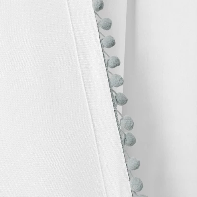 Pom Pom Window Curtain Panel - Lush Décor 4 Pom Pom Window Curtain Panel - Lush Décor - Image 4