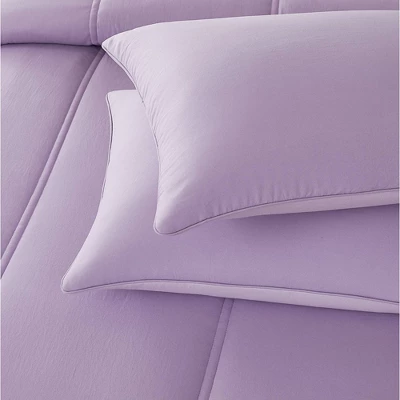 Lush Decor Full/Queen Oslo Bed Blankets Lavender 3pc Set 7 Lush Decor Full/Queen Oslo Bed Blankets Lavender 3pc Set - Image 7