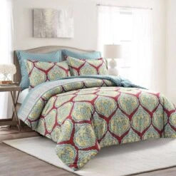 Harley Damask Comforter Set - Lush Décor