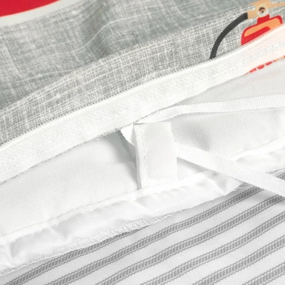 60"x40" 7lbs Kids' Fire Truck Kids' Washable Reversible Weighted Blanket - Lush Décor 6 60"x40" 7lbs Kids' Fire Truck Kids' Washable Reversible Weighted Blanket - Lush Décor - Image 6