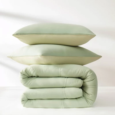 Lush Decor Full/Queen Oslo Bed Blankets Green/Yellow 3pc Set 3 Lush Decor Full/Queen Oslo Bed Blankets Green/Yellow 3pc Set - Image 3