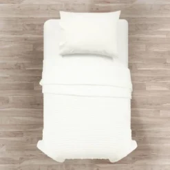 68"x92" Super Cozy Ultra Soft Ribbed Faux Fur Throw Blanket - Lush Décor