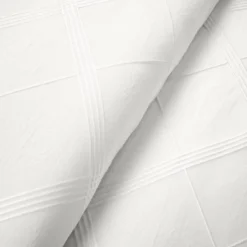 Lush Decor 3pc Diamond Geo Gacquar Comforter Bedding Set White -Lush Decor GUEST a935a047 e9b4 4e02 8c23 32e6c82f5ae7