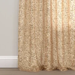 52"x84" Ballgown Glam Sparkle Sequins Window Curtain Panel - Lush Décor -Lush Decor GUEST b3eaa5dc 670f 410e 8c48 b86003169015