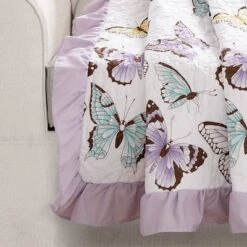 50"x60" Kids' Flutter Butterfly Throw Blanket - Lush Décor -Lush Decor GUEST c84ed2a1 bcec 4a26 90cd 92ae527b0c26