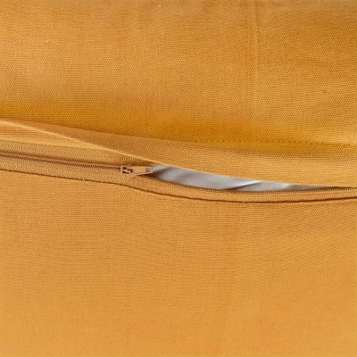 20"x20" Oversize Spencer Tufted Family-Friendly Cotton Square Pillow Cover Yellow - Lush Décor 4 20"x20" Oversize Spencer Tufted Family-Friendly Cotton Square Pillow Cover Yellow - Lush Décor - Image 4