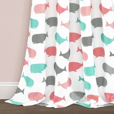 Whale Window Curtain - Lush Décor 3 Whale Window Curtain - Lush Décor - Image 3