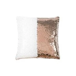 Mermaid Sequins Throw Pillow Pink/White - Lush Décor -Lush Decor GUEST cdbb1c4d 3836 4cd3 b523 e04863ac2594