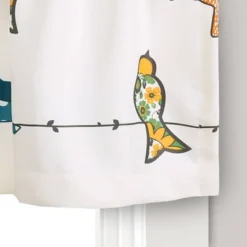 18"x52" Rowley Birds Light Filtering Valance - Lush Décor -Lush Decor GUEST d543abad 278d 4685 be8e 7a7c48b537fb