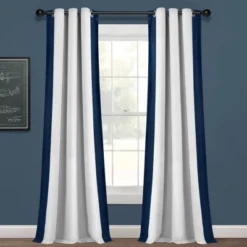 40"x84" Kids' Block Border 100% Lined Grommet Blackout Single Window Curtain Panel - Lush Décor 19 40"x84" Kids' Block Border 100% Lined Grommet Blackout Single Window Curtain Panel - Lush Décor -Lush Decor GUEST d5a8b37d 52f7 4b4c ae8f b08a1b3e12ff