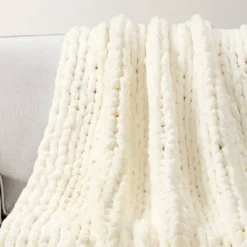 40"x50" Hygge Soft Cozy Chunky Knitted Throw Blanket - Lush Décor 11 40"x50" Hygge Soft Cozy Chunky Knitted Throw Blanket - Lush Décor -Lush Decor GUEST d5ca85fe c68e 485a ace3 3e489bc830af