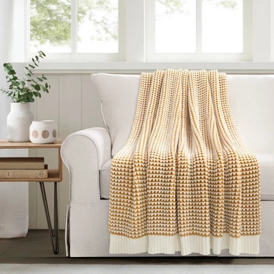 50"x60" Chic And Soft Knitted Throw Blanket - Lush Décor 1 50"x60" Chic And Soft Knitted Throw Blanket - Lush Décor