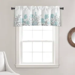 18"x52" Aprile Light Filtering Valance - Lush Décor -Lush Decor GUEST d9bd1de8 ccbd 4eeb b144 44ea09d7d42c