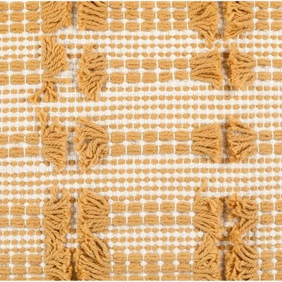 20"x20" Oversize Spencer Tufted Family-Friendly Cotton Square Pillow Cover Yellow - Lush Décor 5 20"x20" Oversize Spencer Tufted Family-Friendly Cotton Square Pillow Cover Yellow - Lush Décor - Image 5