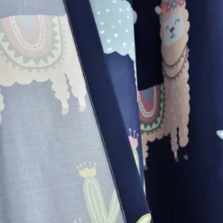 52"x84" Make A Wish Southwest Llama Cactus Window Curtain Panels Set - Lush Décor -Lush Decor GUEST ded7c023 2efd 42ee a2b1 4ab8f6b9e60d