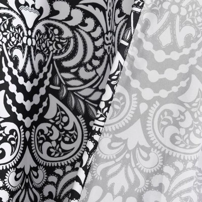 72"x72" Boho Medallion Shower Curtain Black - Lush Decor 4 72"x72" Boho Medallion Shower Curtain Black - Lush Decor - Image 4