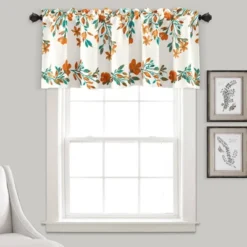18"x52" Tanisha Light Filtering Window Valance - Lush Décor -Lush Decor GUEST edd14dc9 4dca 49a5 8415 b47c2e986ce0