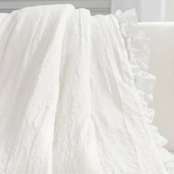 Lush Décor Ella Lace Ruffle Baby Throw Blanket 10 Lush Décor Ella Lace Ruffle Baby Throw Blanket -Lush Decor GUEST f4c4d784 1d43 4109 b8d1 e9ec0ab089b7