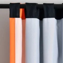 52"x84" Kids' Basketball Game Window Curtain Panel Set Black/Orange - Lush Décor 6 52"x84" Kids' Basketball Game Window Curtain Panel Set Black/Orange - Lush Décor -Lush Decor GUEST fb3e817f 0ad1 4882 a7fd 8de8fdf77070