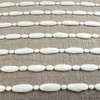 20"x20" Oversize Linear Family-Friendly Cotton Pillow Cover With Tassel - Lush Décor 5 20"x20" Oversize Linear Family-Friendly Cotton Pillow Cover With Tassel - Lush Décor - Image 5